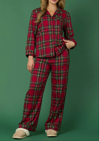 Red Check Pajama Set