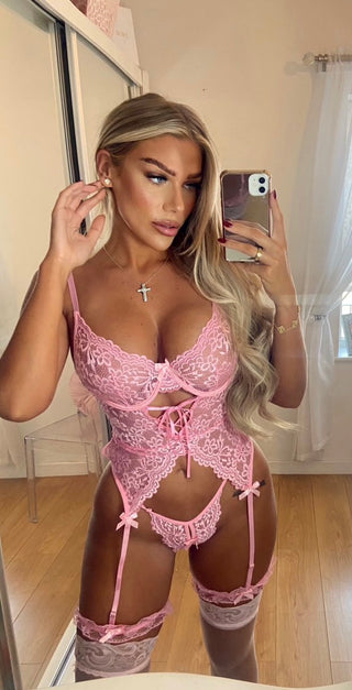 Amaya Pink Bodysuit