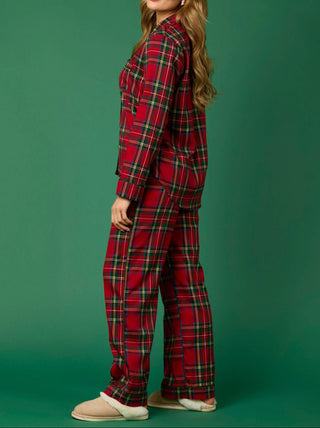 Red Check Pajama Set